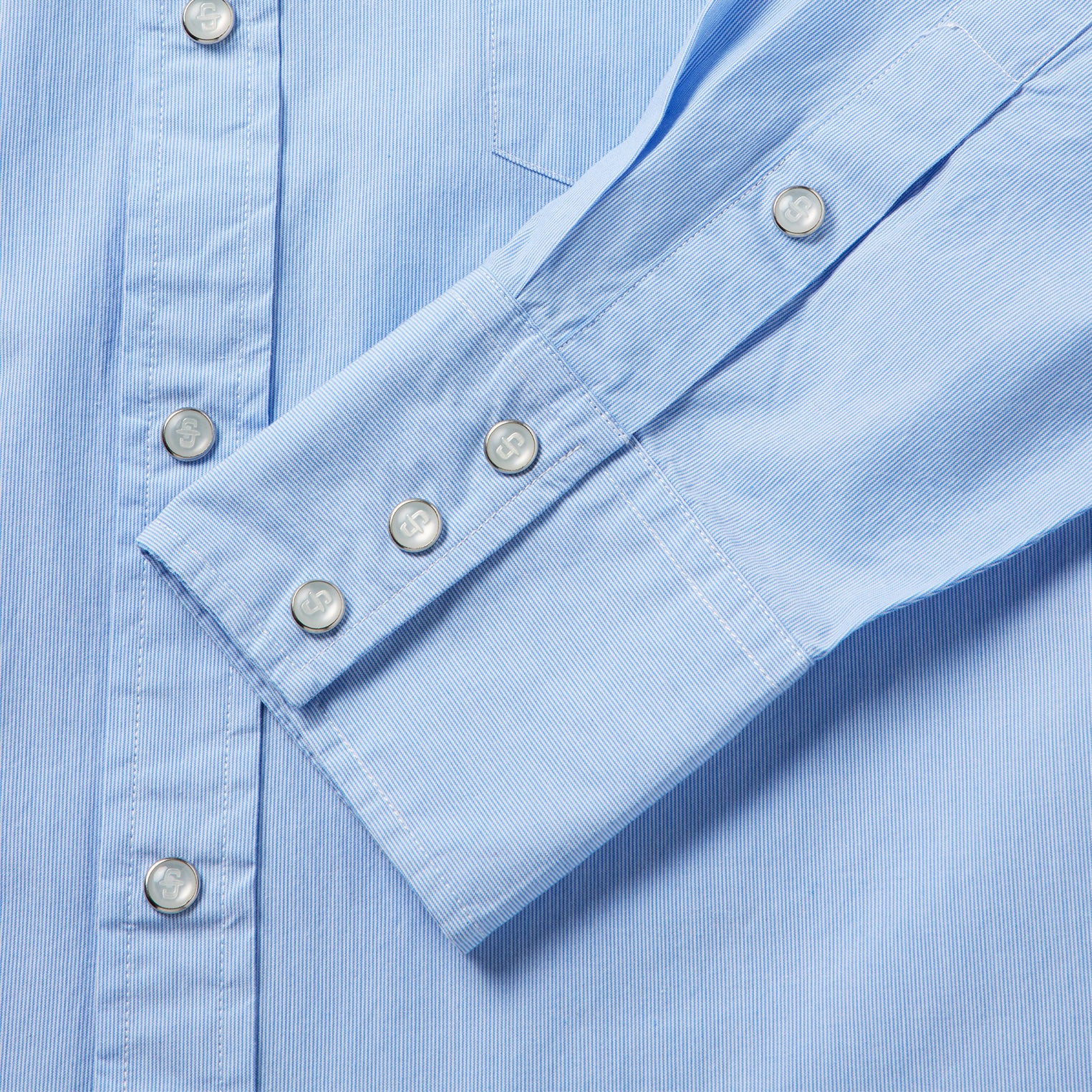 Fine Line Stripe Western Shirt-MesaThread