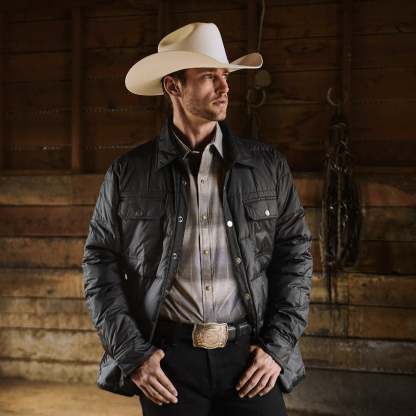 Serape Dobby Twill Western Shirt-MesaThread