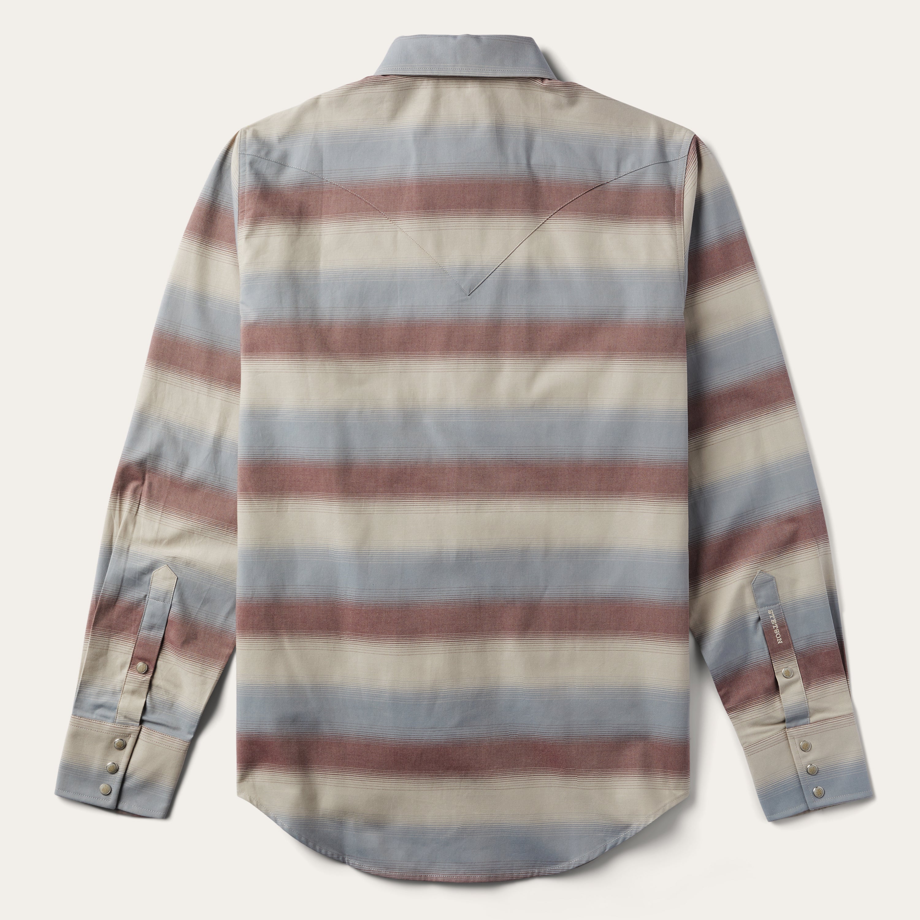 Ombre Stripe Twill Shirt-MesaThread