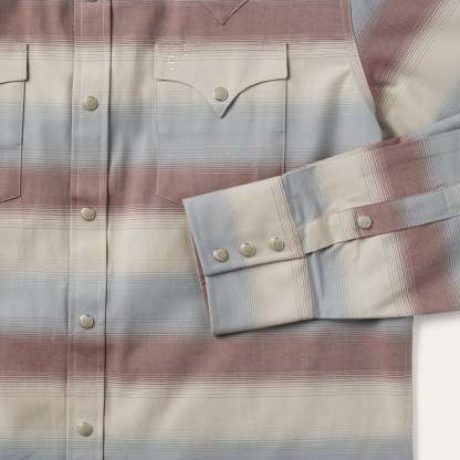 Ombre Stripe Twill Shirt-MesaThread