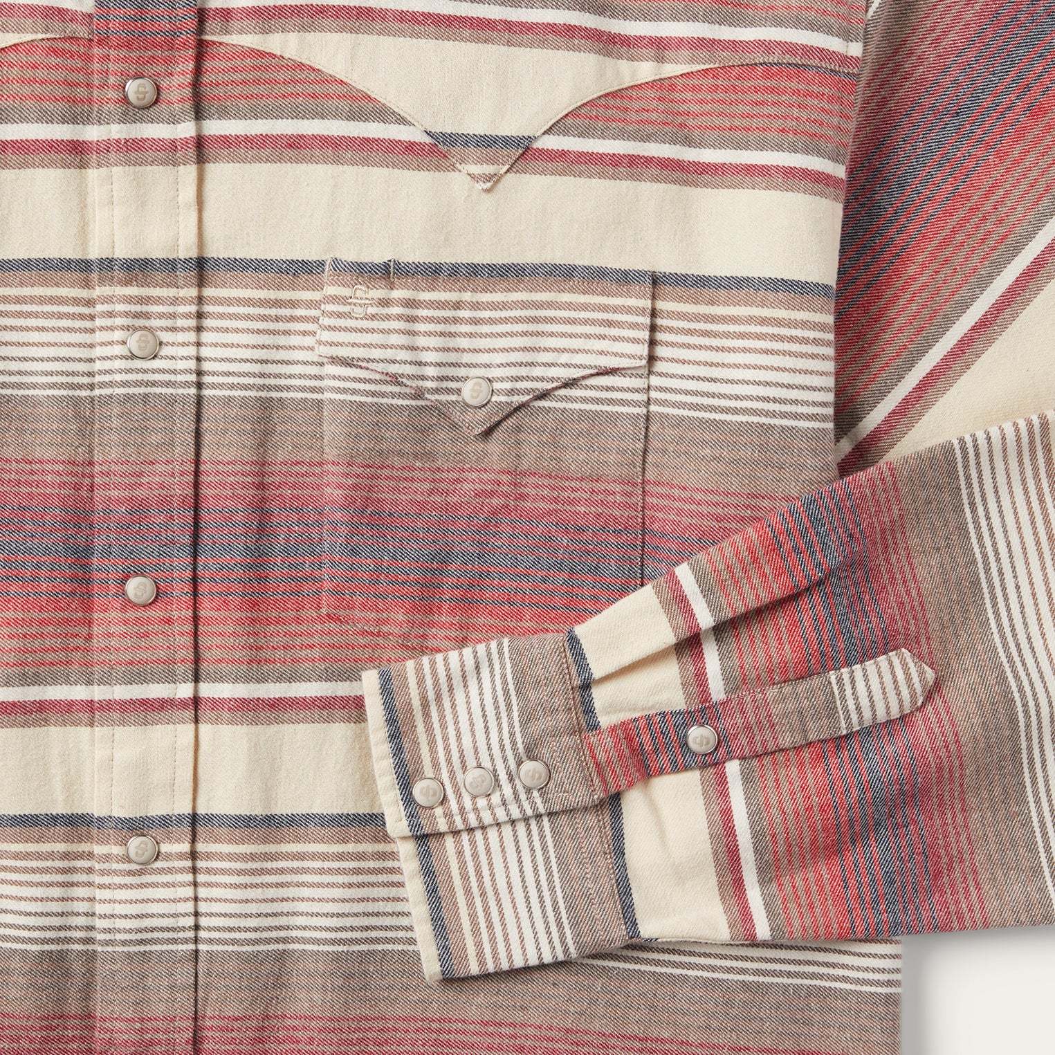 Brushed Twill Striped Shirt-MesaThread