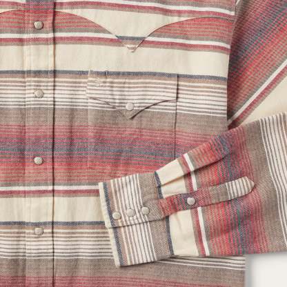 Brushed Twill Striped Shirt-MesaThread
