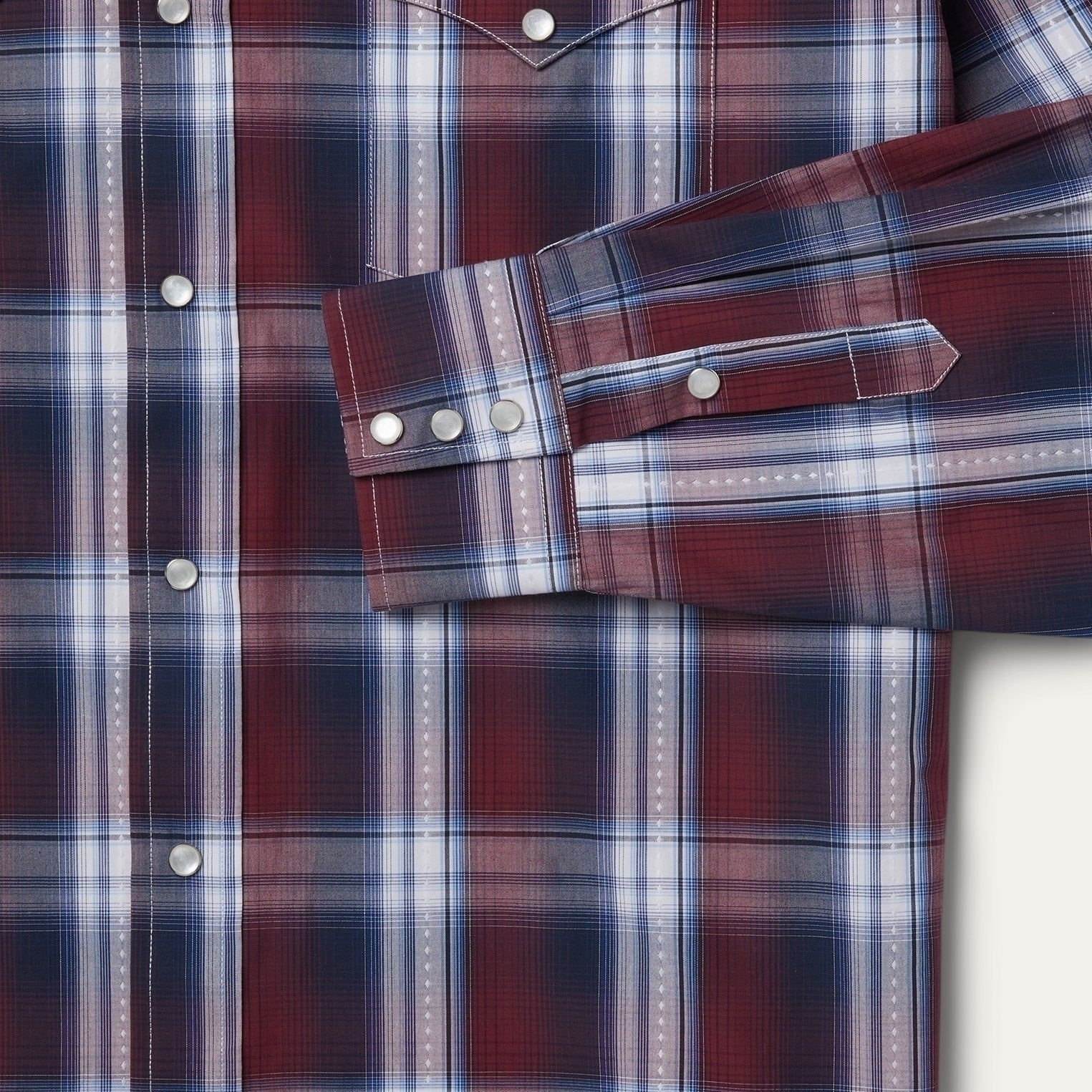 Good Luck Plaid Western Shirt