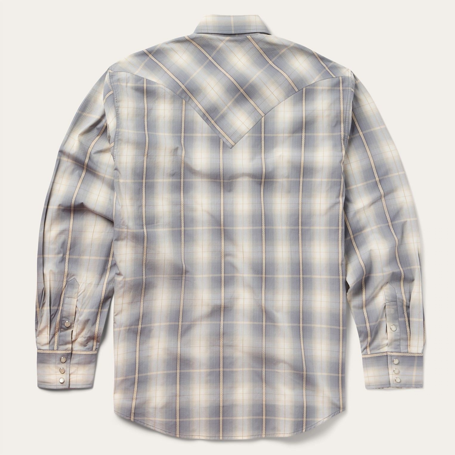 The Slate Ridge | Smoky Ombre Bias-Check Western