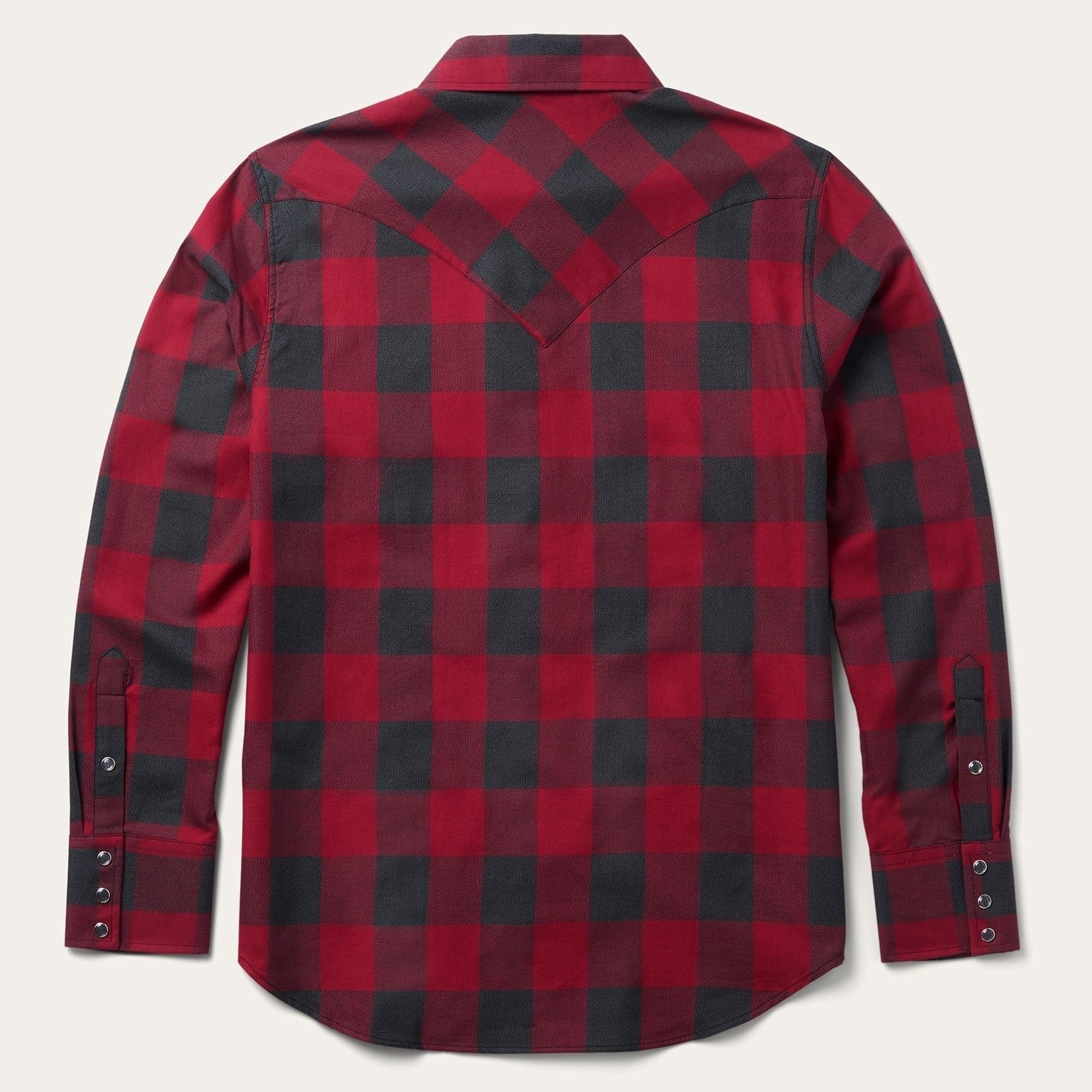 The Crimson Logger | Buffalo Plaid Heritage Western Shirt