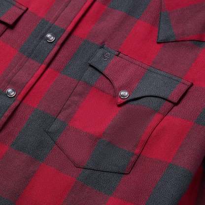 Buffalo Plaid Western Shirt-MesaThread