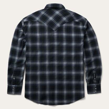 Brushed Twill Plaid Western Shirt-MesaThread