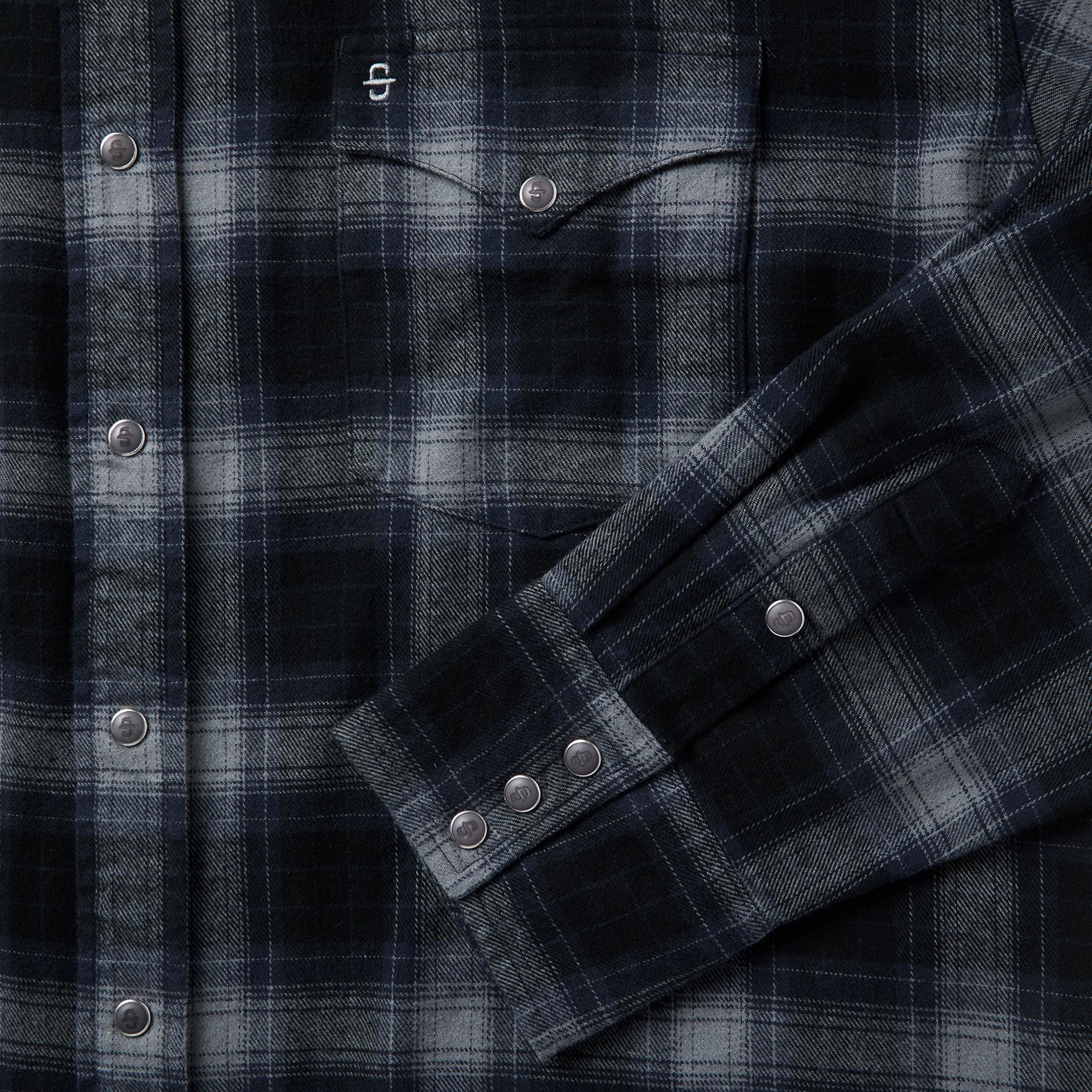 Brushed Twill Plaid Western Shirt-MesaThread