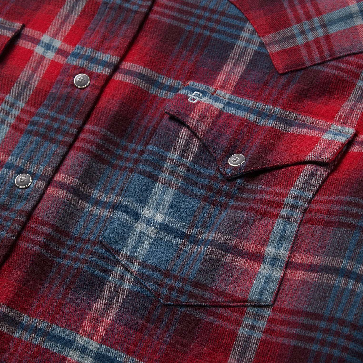 Brushed Twill Plaid Western Shirt-MesaThread