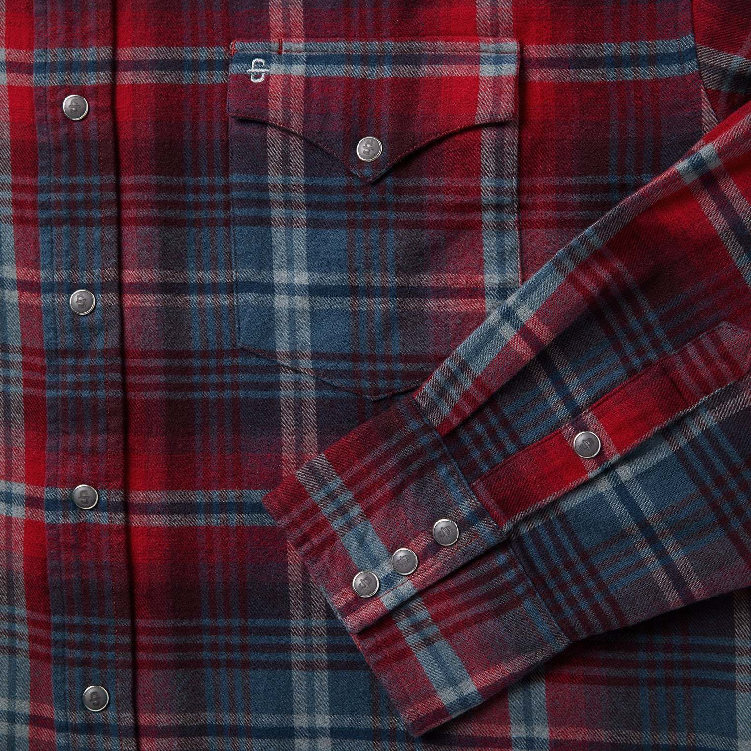 Brushed Twill Plaid Western Shirt-MesaThread