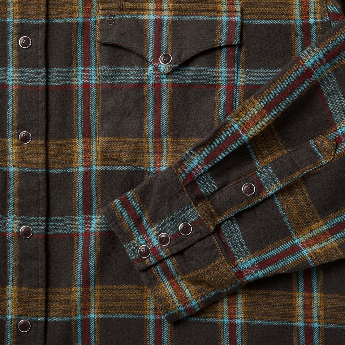 Brushed Twill Plaid Western Shirt-MesaThread