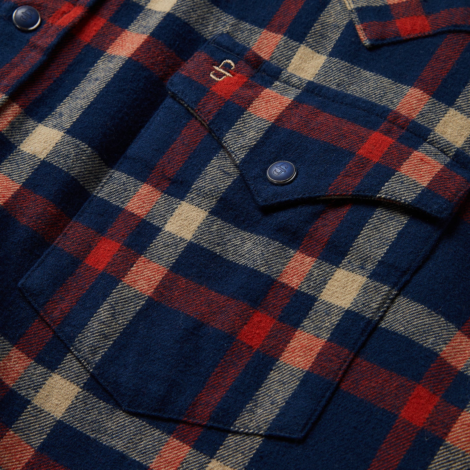 Brushed Twill Plaid Shirt-MesaThread