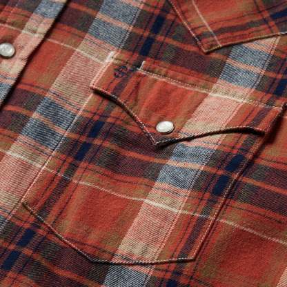 Brushed Twill Plaid Shirt-MesaThread