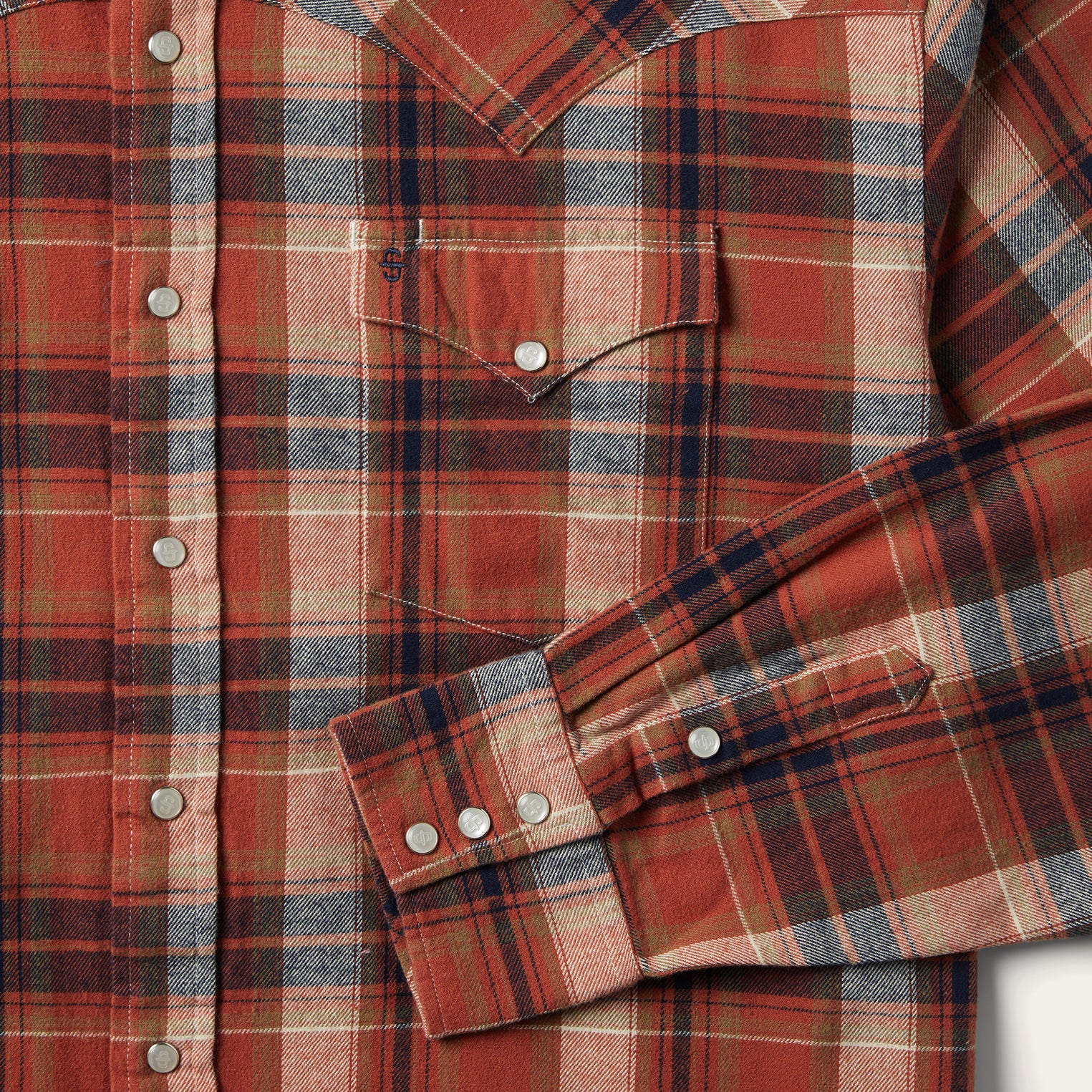 Brushed Twill Plaid Shirt-MesaThread