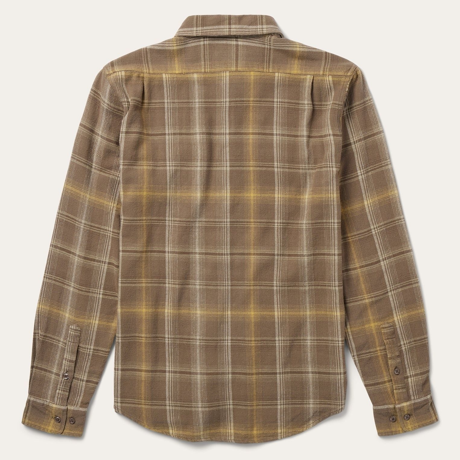 Brown Button-Front Shirt