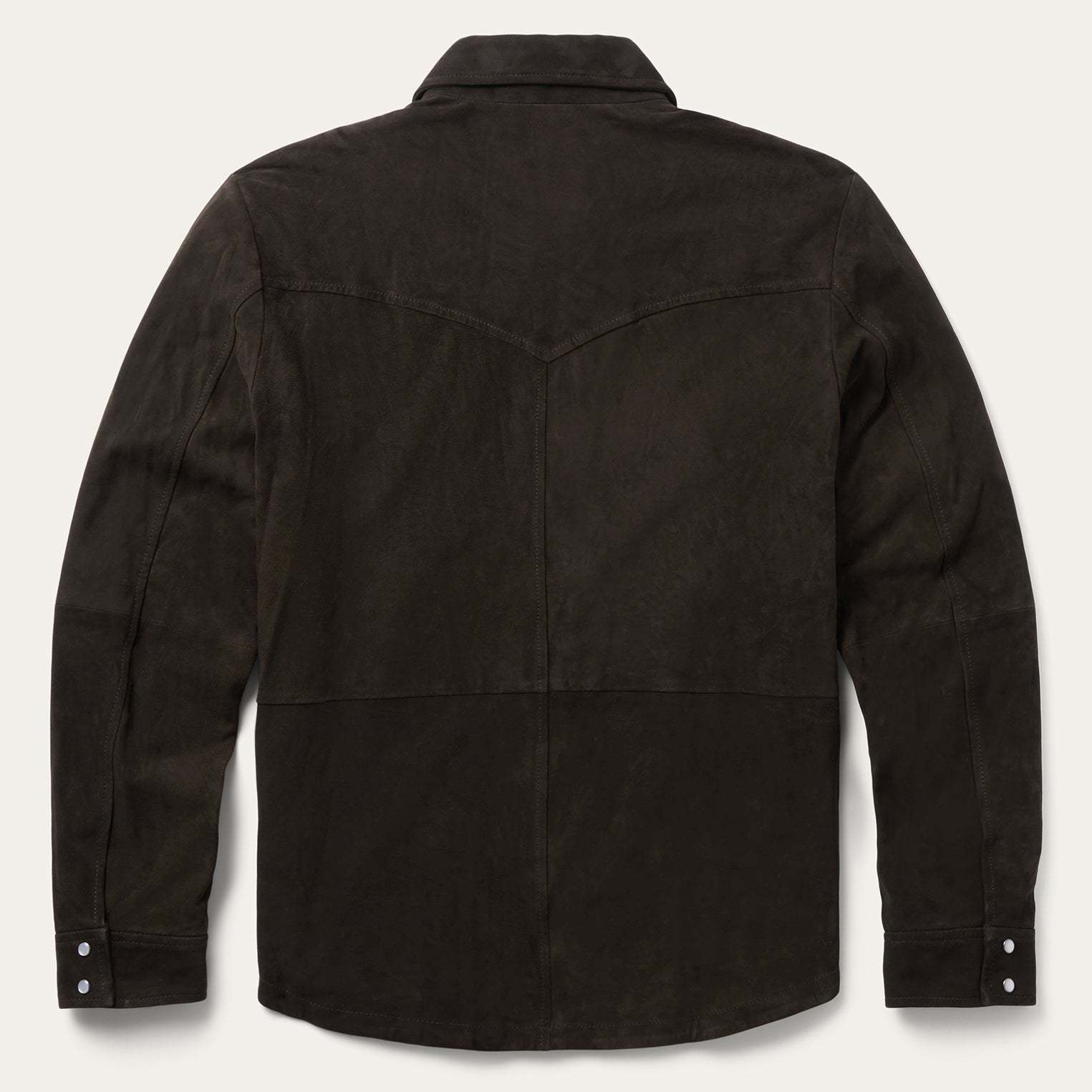 Suede Shirt Jacket-MesaThread
