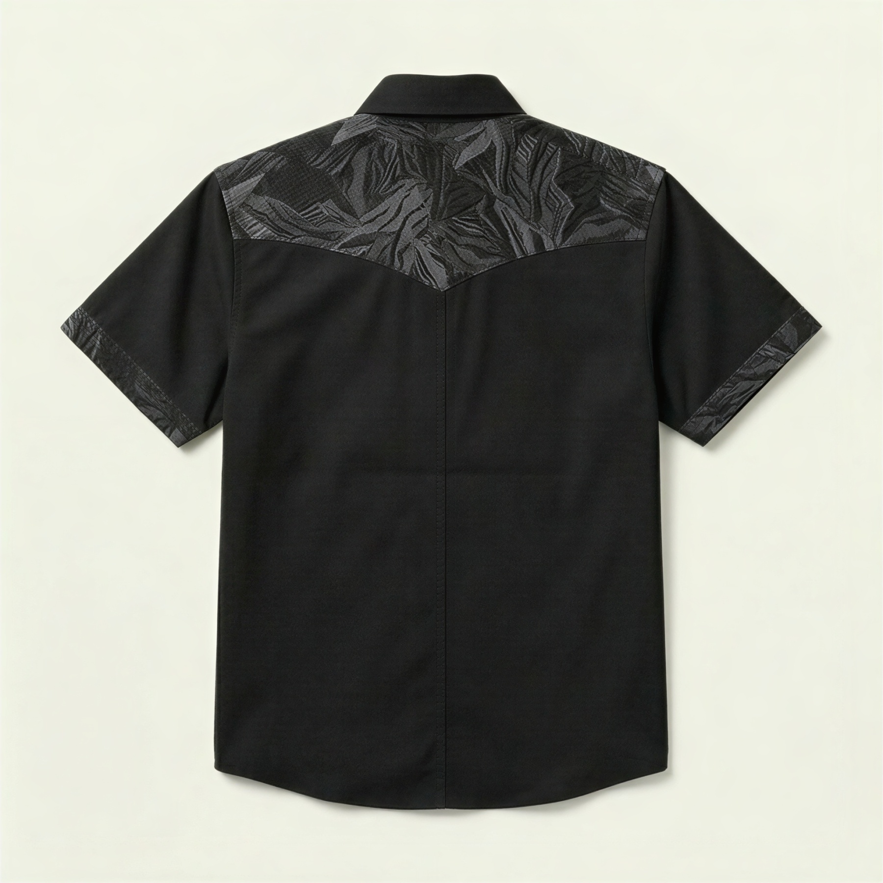 The Shadow Ridge | Mesathread Pro Contrast Panel Short-Sleeve Western Shirt