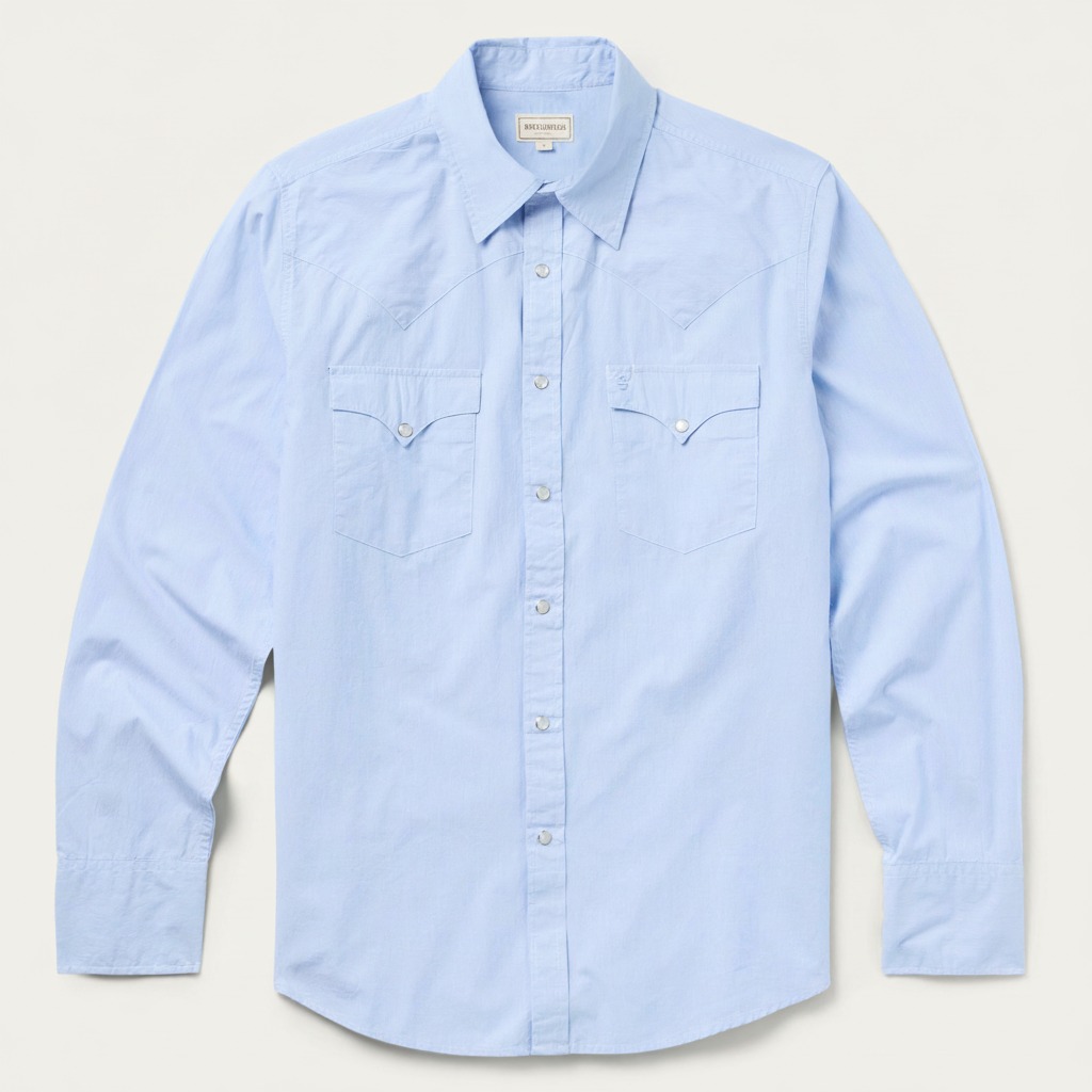 Fine Line Stripe Western Shirt-MesaThread