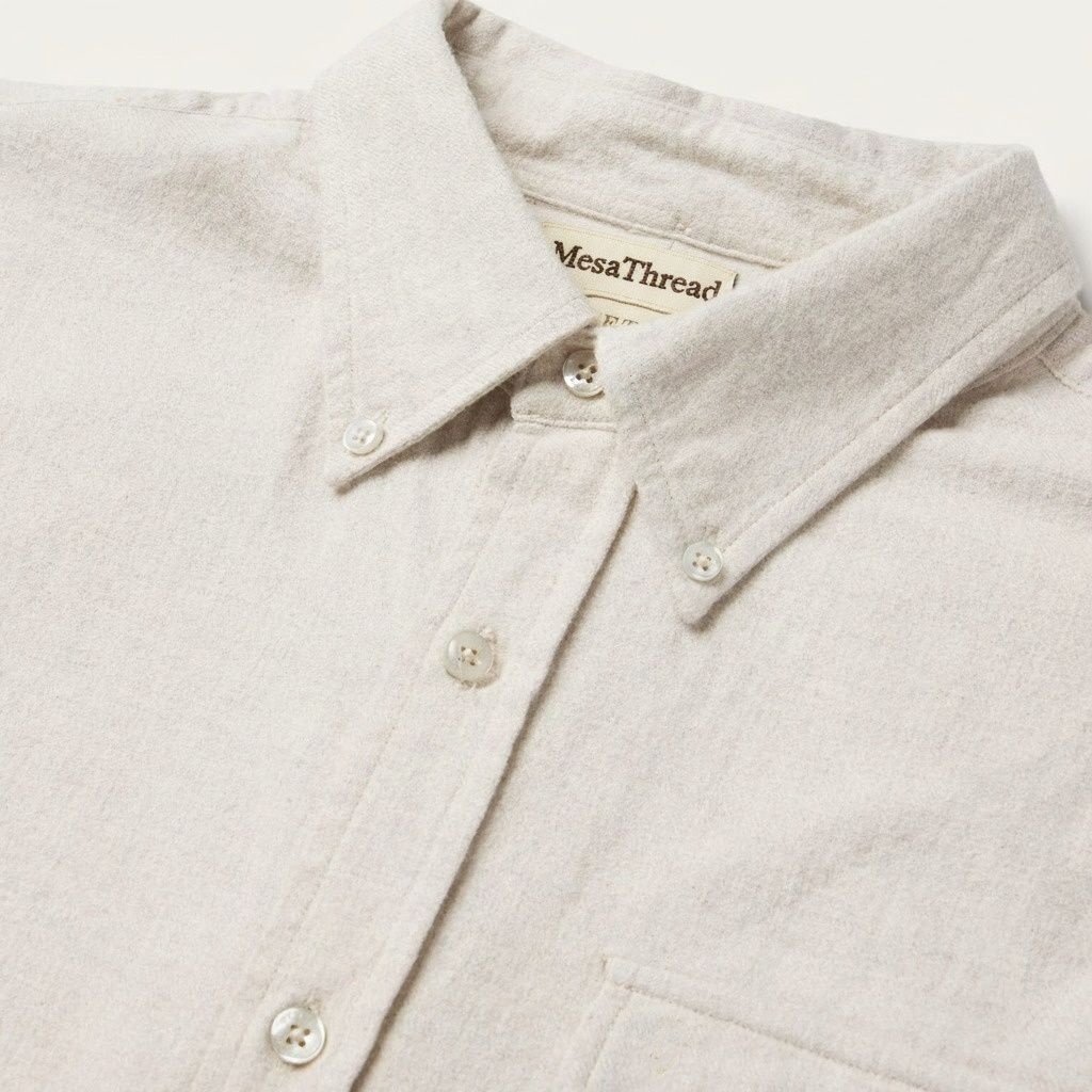 Heathered Button-Down Shirt