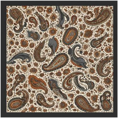 the-earthweave-tribe-mesathread-paisley-wildlife-silk-square-bandana-scarf-oatmeal-cougar-flat-lay