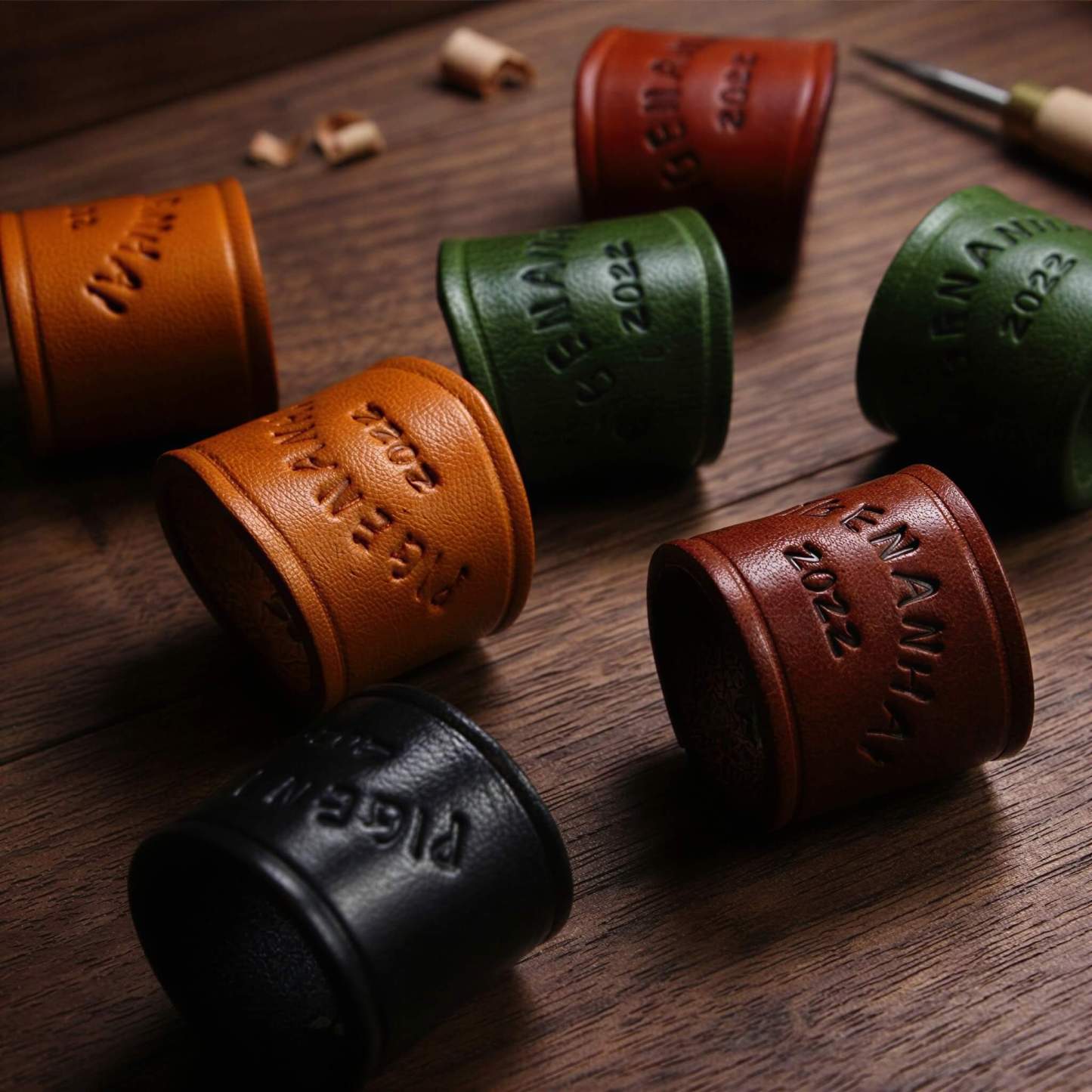 mesathread-custom-embossed-genuine-leather-wild-rag-slides-lifestyle-collection