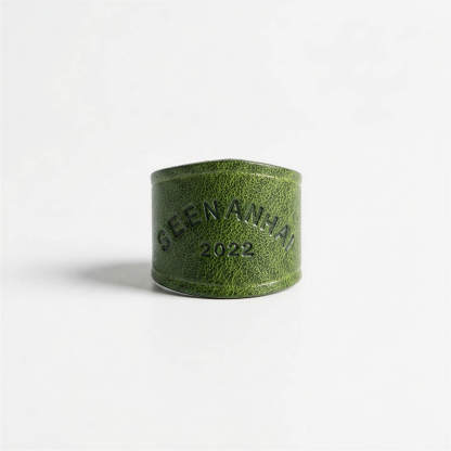 mesathread-custom-embossed-genuine-leather-wild-rag-slide-olive-green-straight-profile