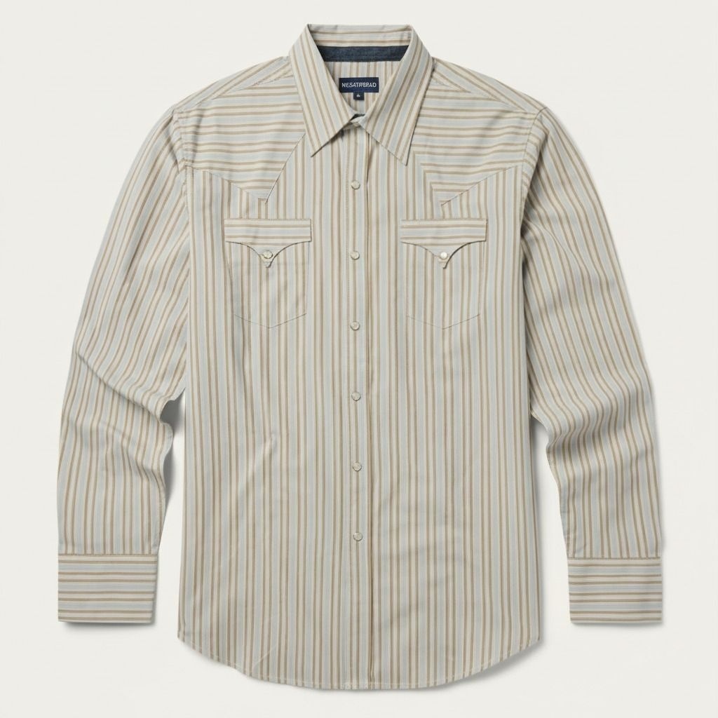 The Sandstone Rail | Desert Stripe Heritage Western Shirt