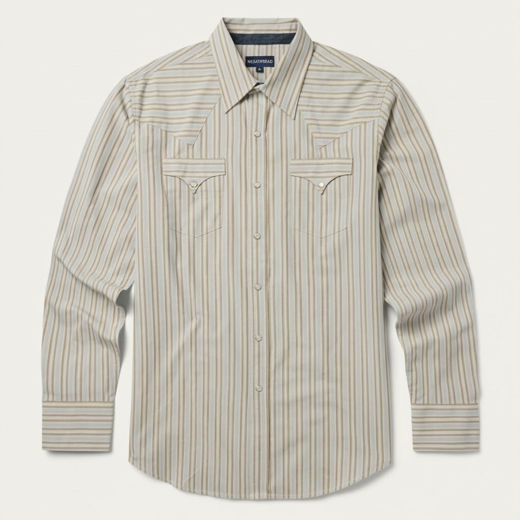 The Sandstone Rail | Desert Stripe Heritage Western Shirt
