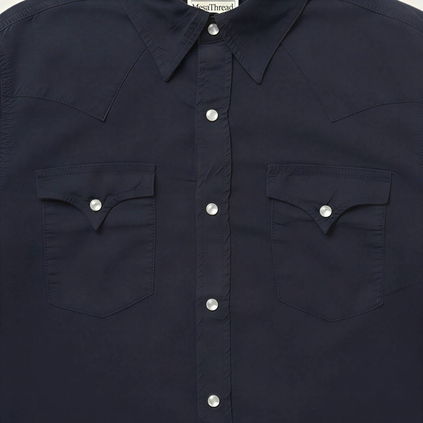 The Midnight Rider | Deep Navy Heritage Western Shirt
