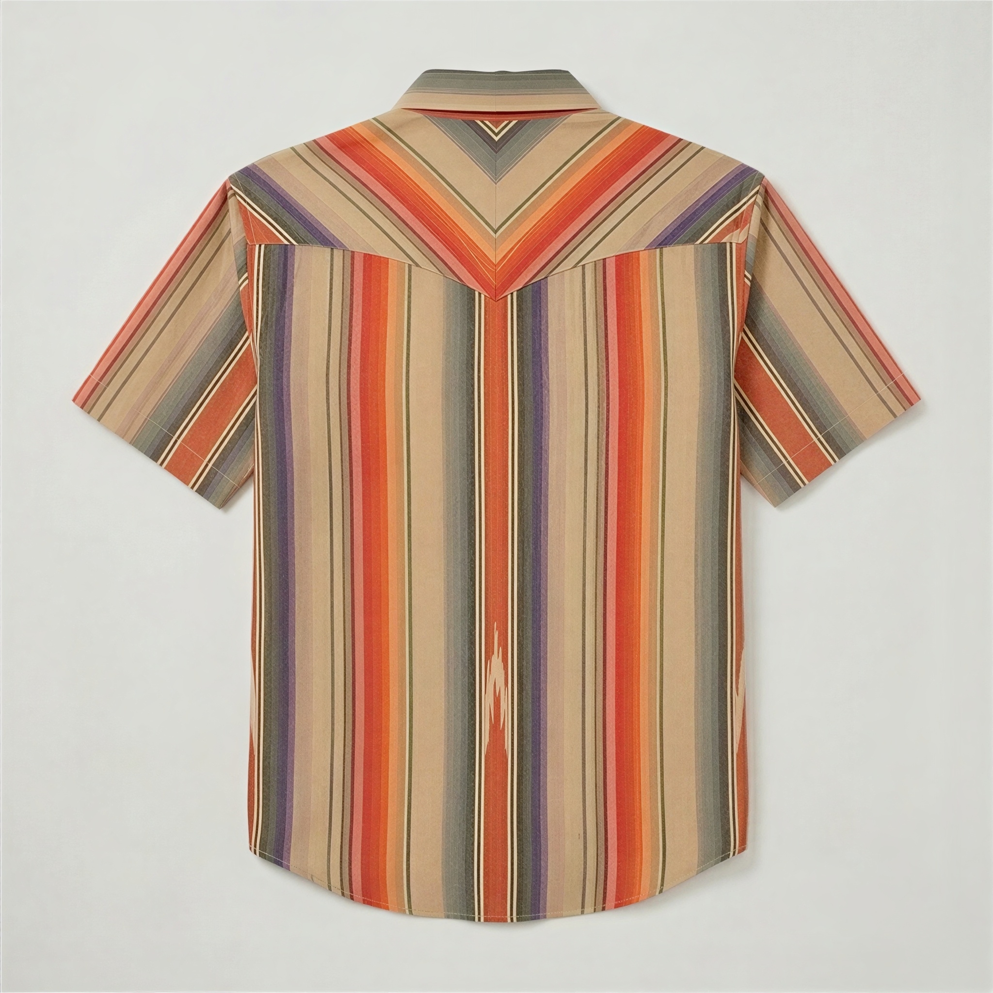 The Wyatt Pearl Snap | Heritage Serape & Chevron Short Sleeve Western Shirt - 1