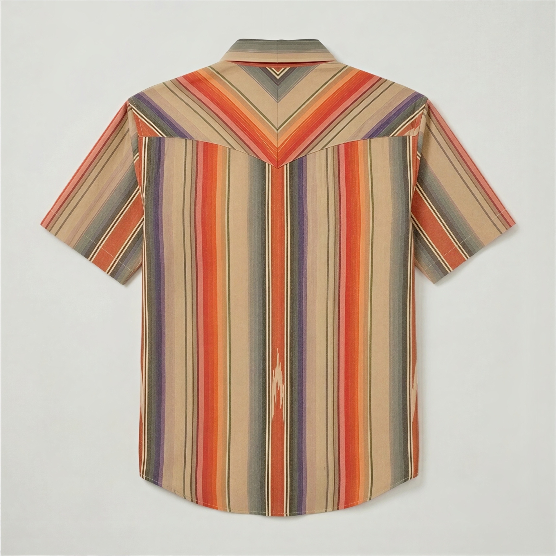 The Wyatt Pearl Snap | Heritage Serape & Chevron Short Sleeve Western Shirt - 1