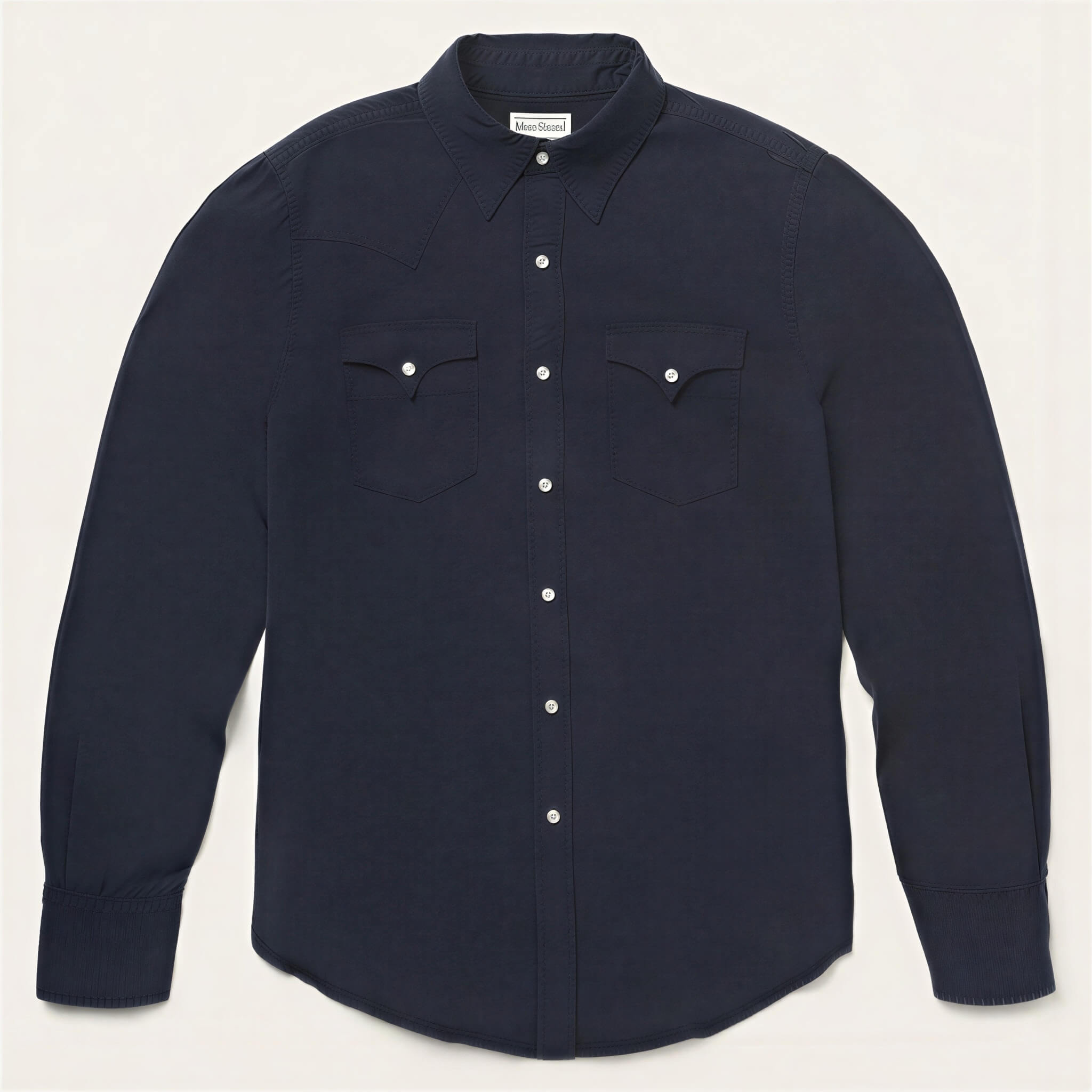 The Midnight Rider | Deep Navy Heritage Western Shirt