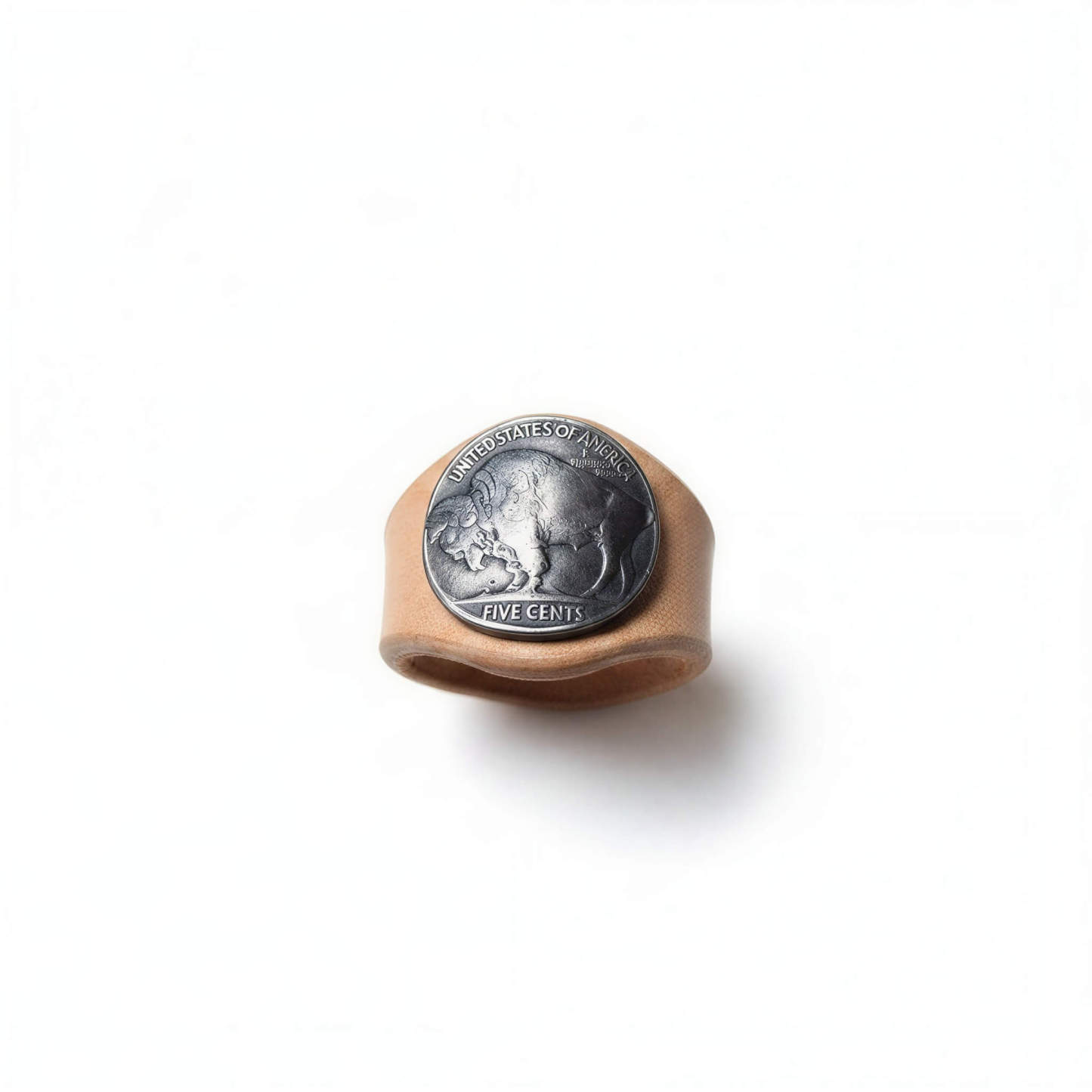 mesathread-buffalo-nickel-concho-leather-wild-rag-slide-saddle-tan-lifestyle
