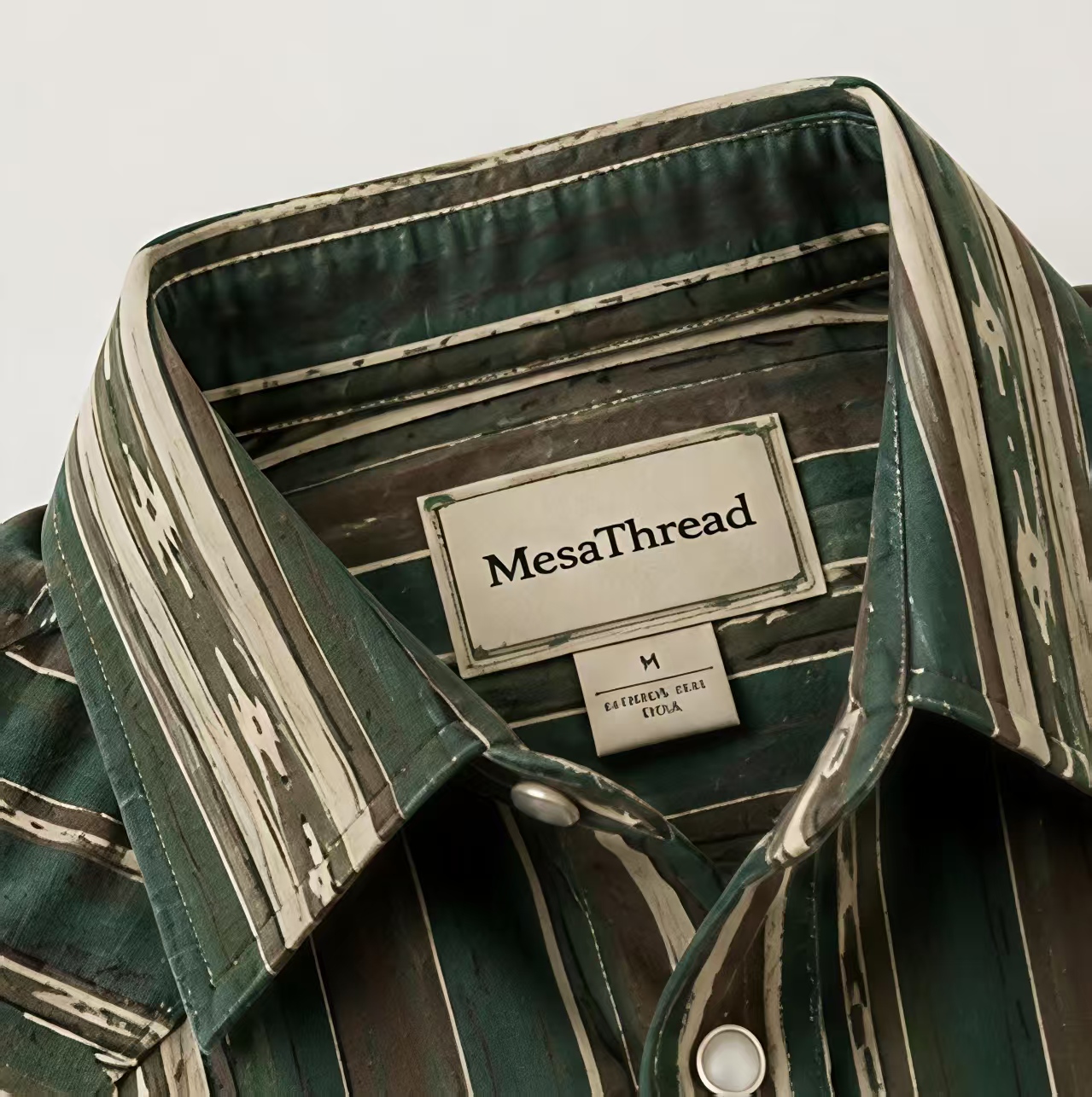 The Wyatt Pearl Snap | Heritage Serape Stripe Short Sleeve Western Shirt - 2
