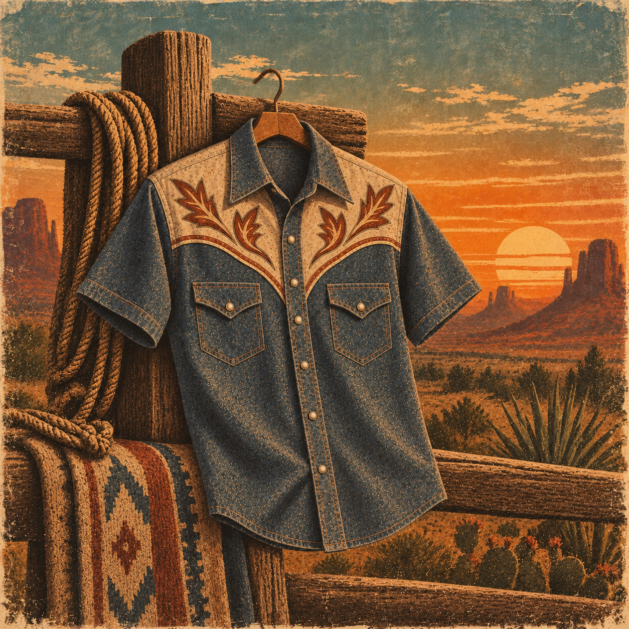 Western Short Shirt