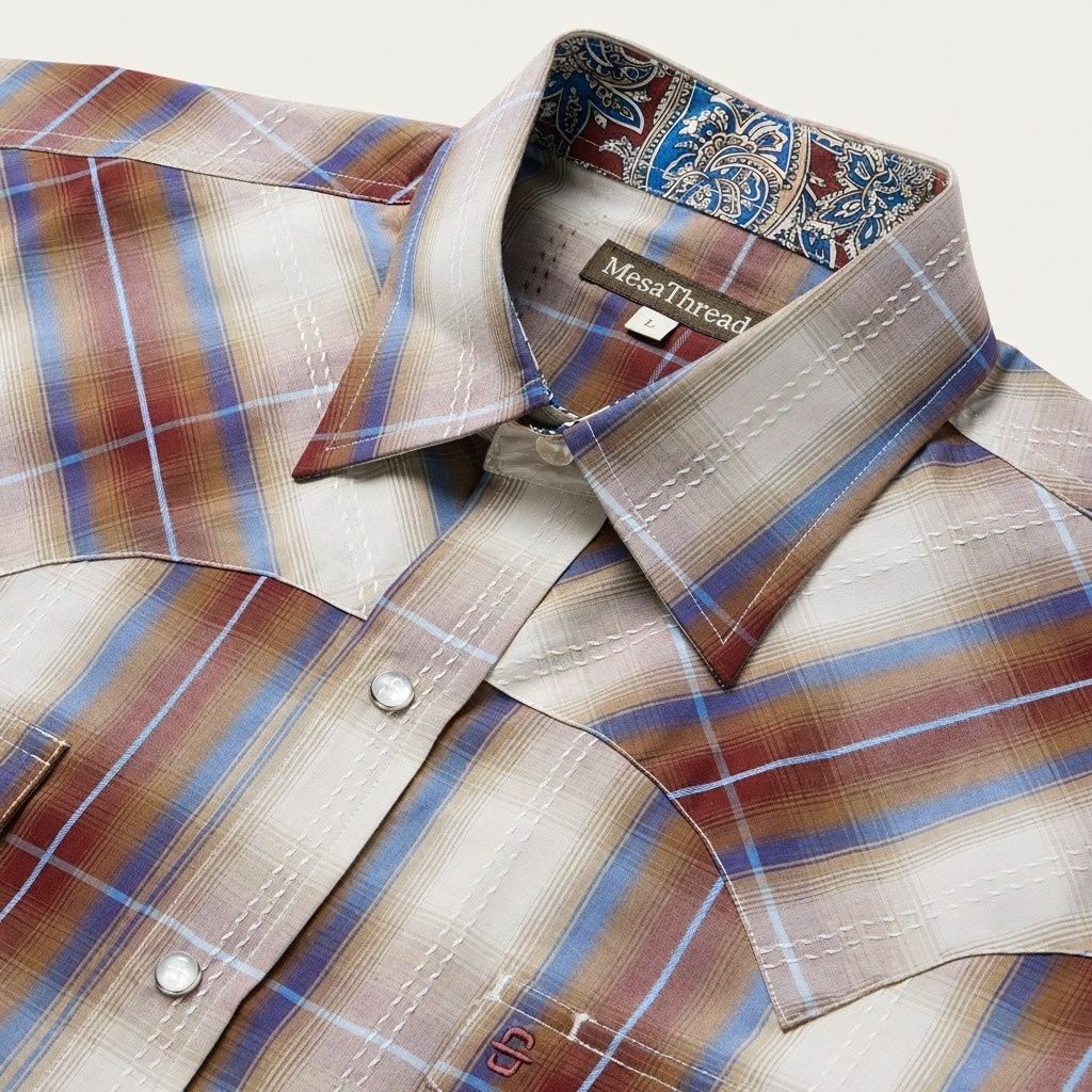 Forever Plaid Western Shirt-MesaThread