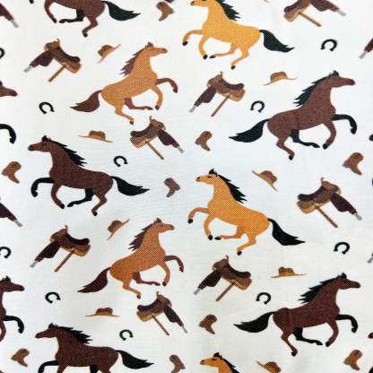 Men's Horse Print Western Shirt-MesaThread