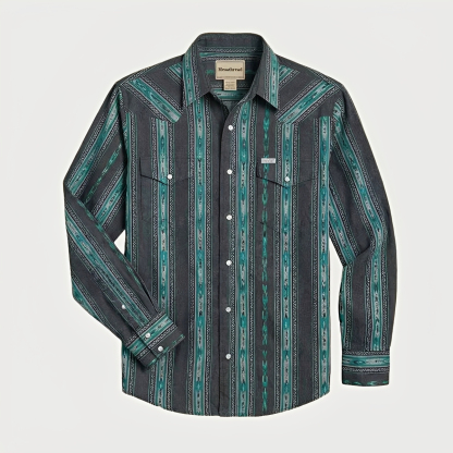 The Midnight Canyon Stripe — Dusk Teal