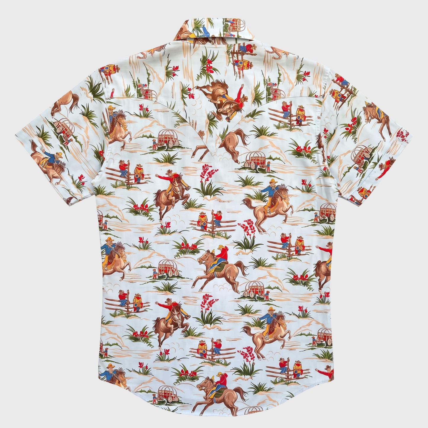 The Skyward Rodeo | Vintage Illustrative Western Shirt