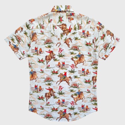 The Skyward Rodeo | Vintage Illustrative Western Shirt