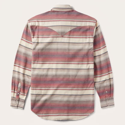 The Sunset Mesa | Serape-Inspired Striped Western Shirt