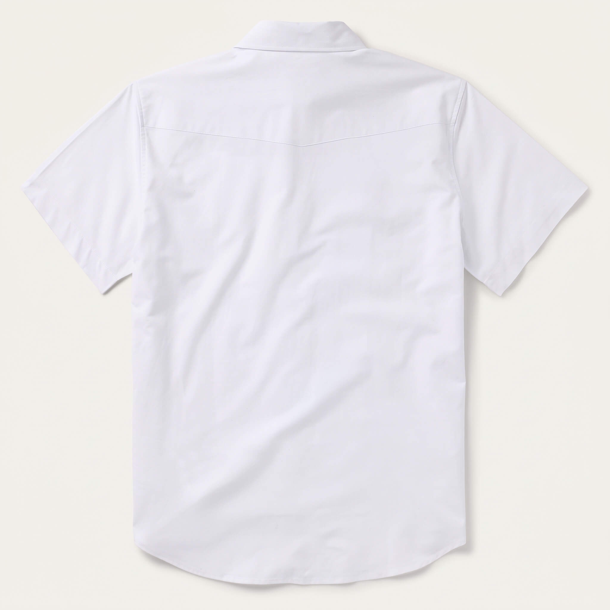 The Alabaster Outlaw | Essential White Canvas Western Shirt