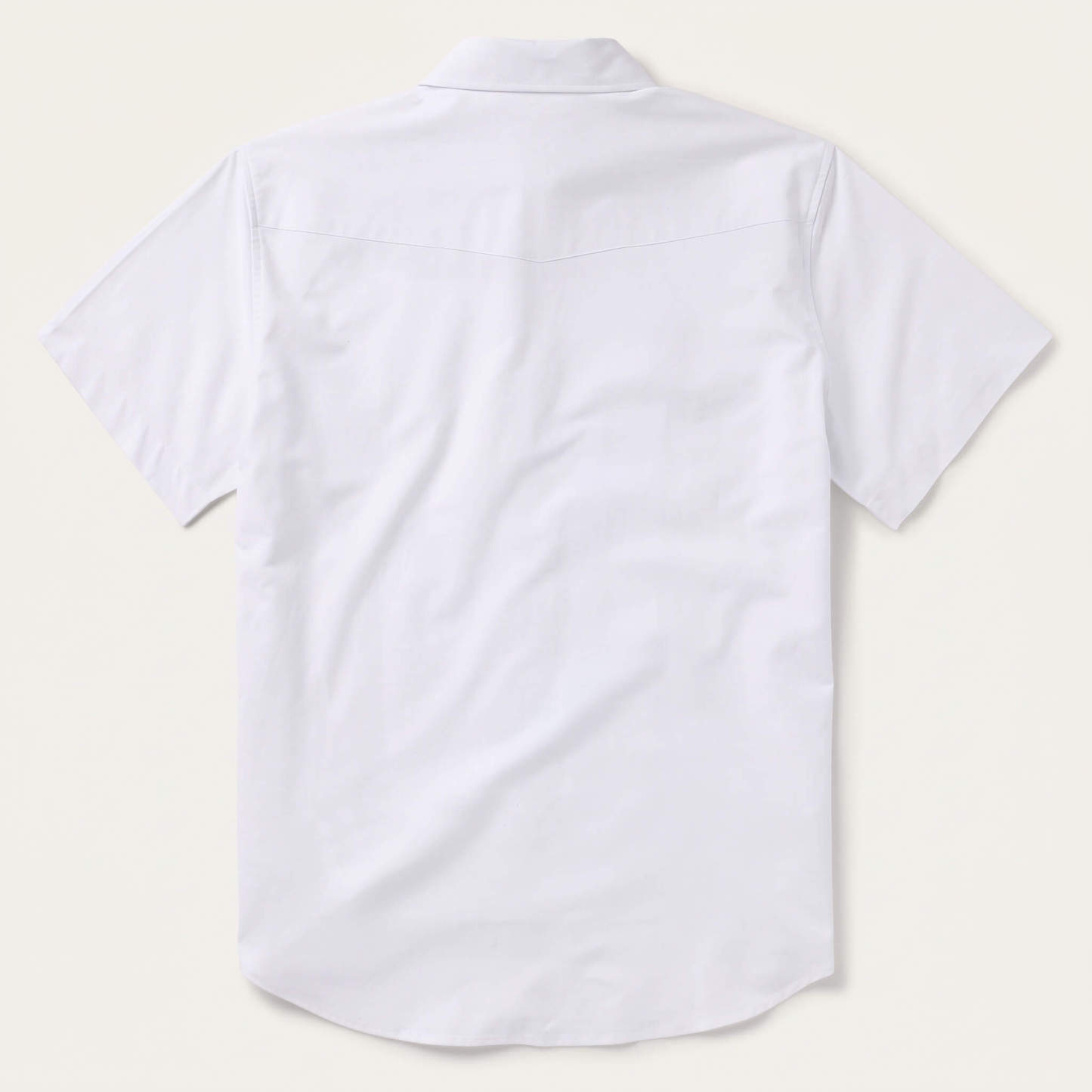 The Alabaster Outlaw | Essential White Canvas Western Shirt