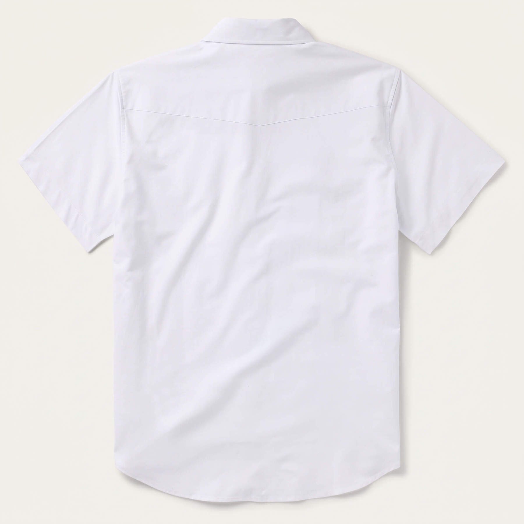 The Alabaster Outlaw | Essential White Canvas Western Shirt