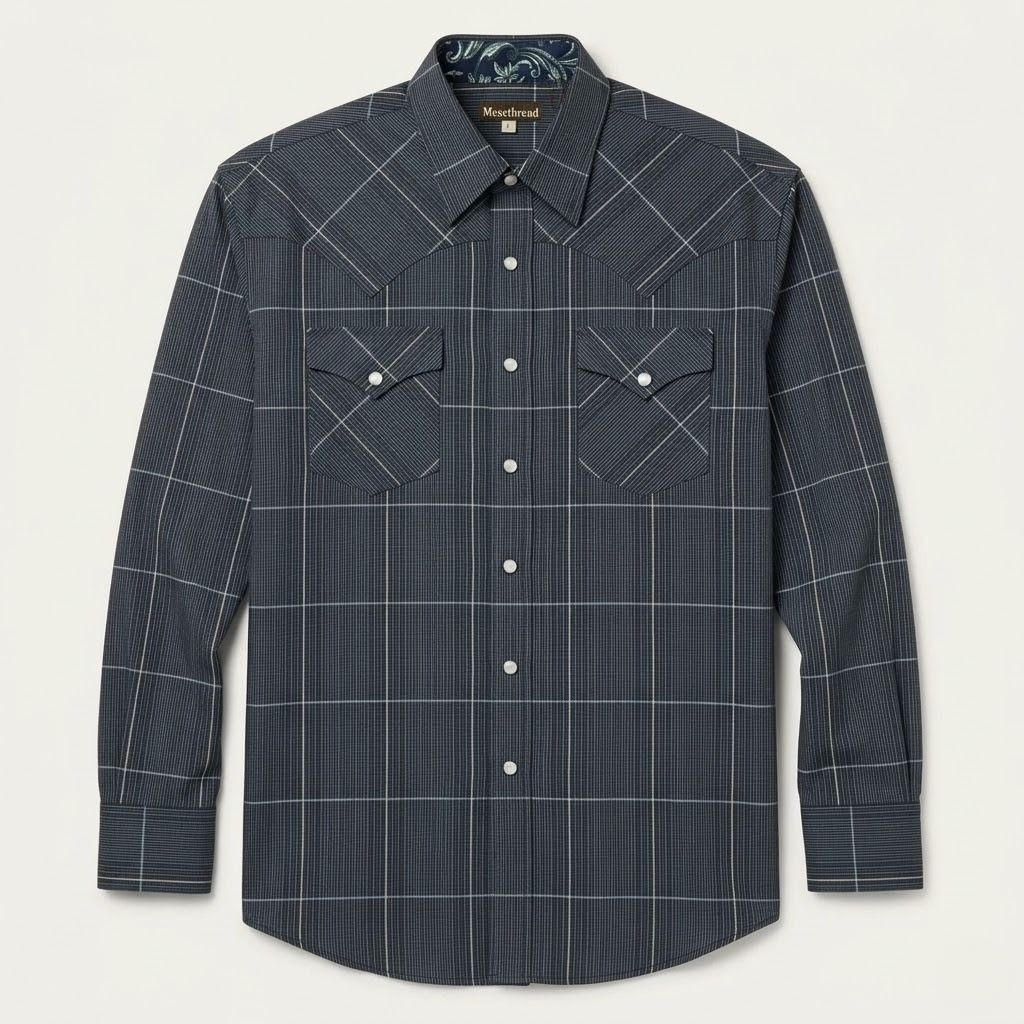 Crystal Plaid Western Shirt