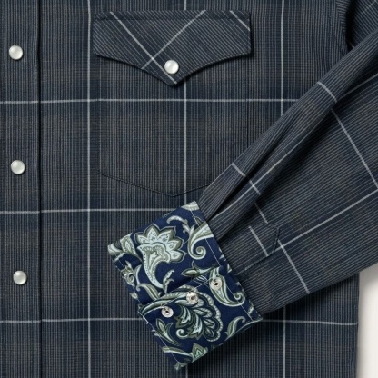 Crystal Plaid Western Shirt