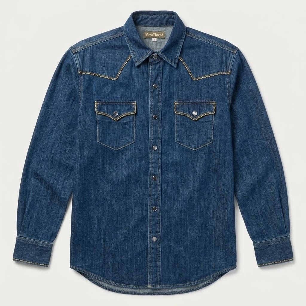 Classic Loose Cut Western Shirt