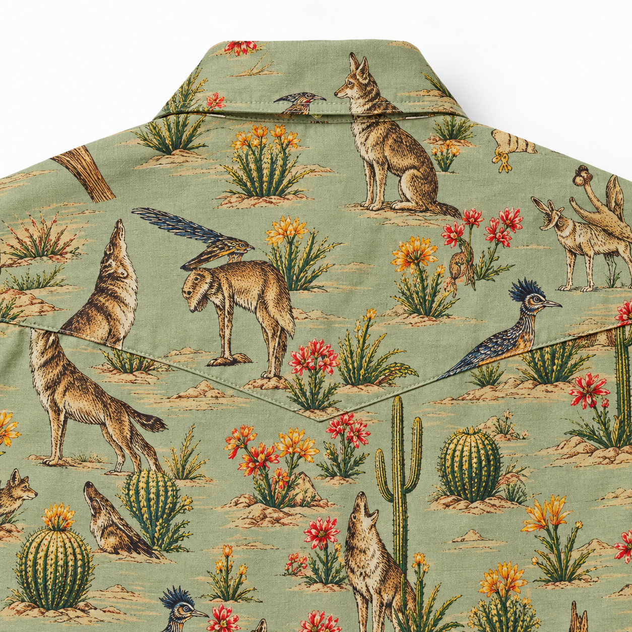 The Sage Wildwood | Vintage Illustrated Rodeo Western Shirt