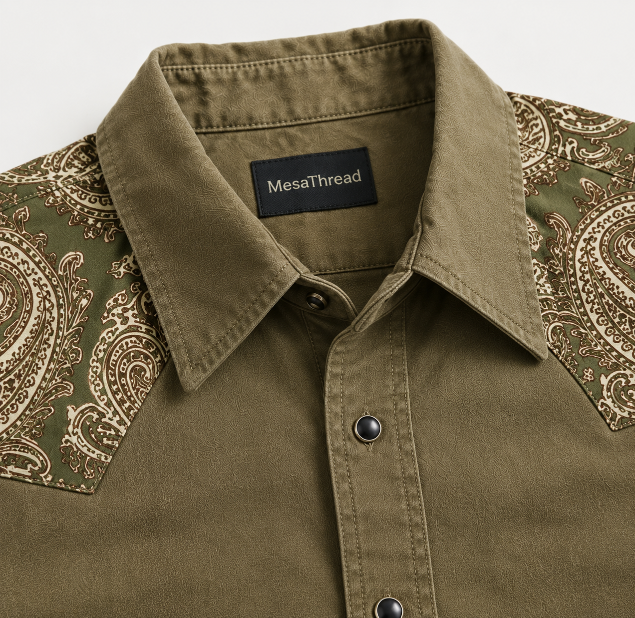 Heritage Serape & Chevron Short Sleeve Western Shirt