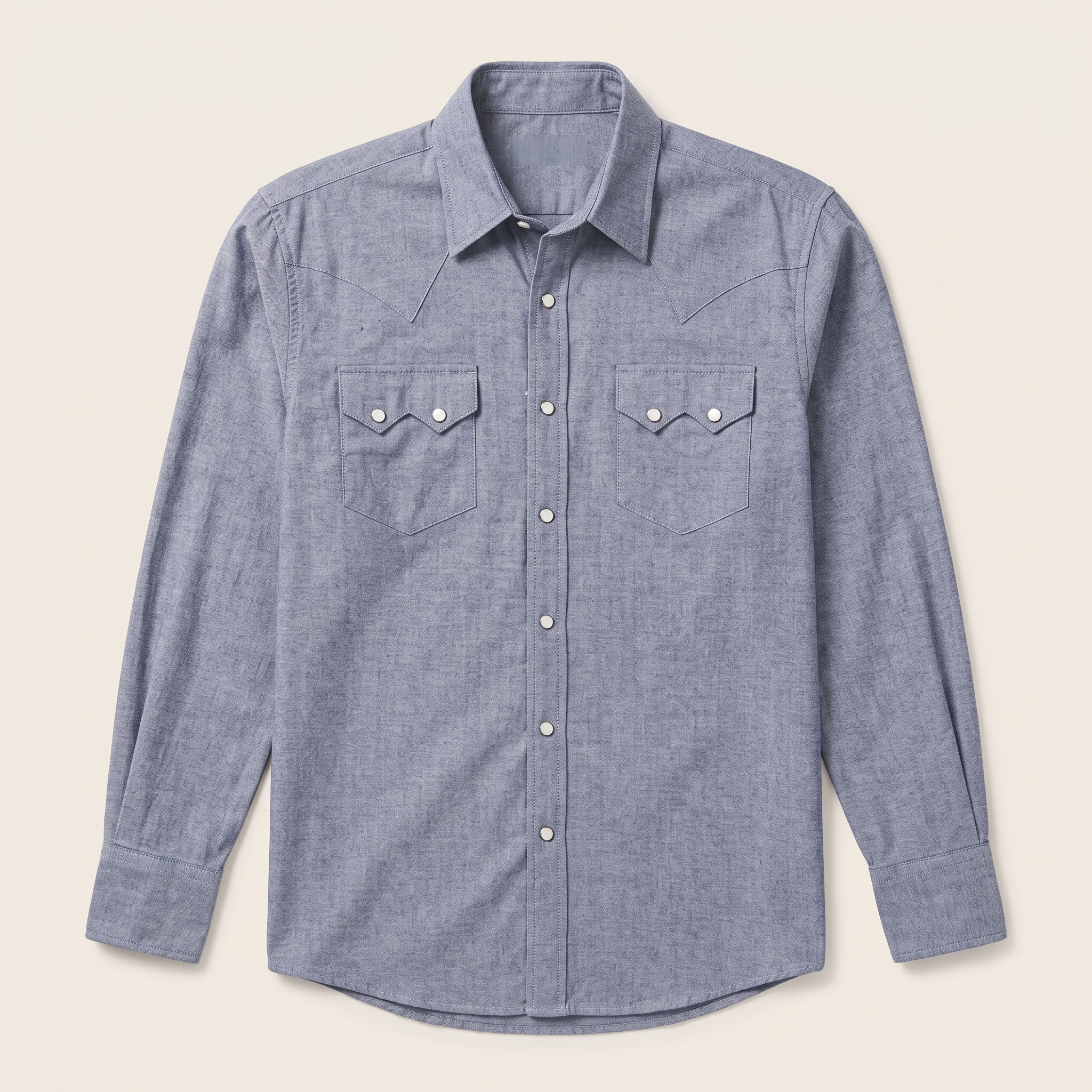 The Indigo Weaver - Herringbone Utility Shirt